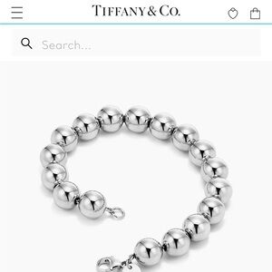 Silver - Tiffany ball bracelet
